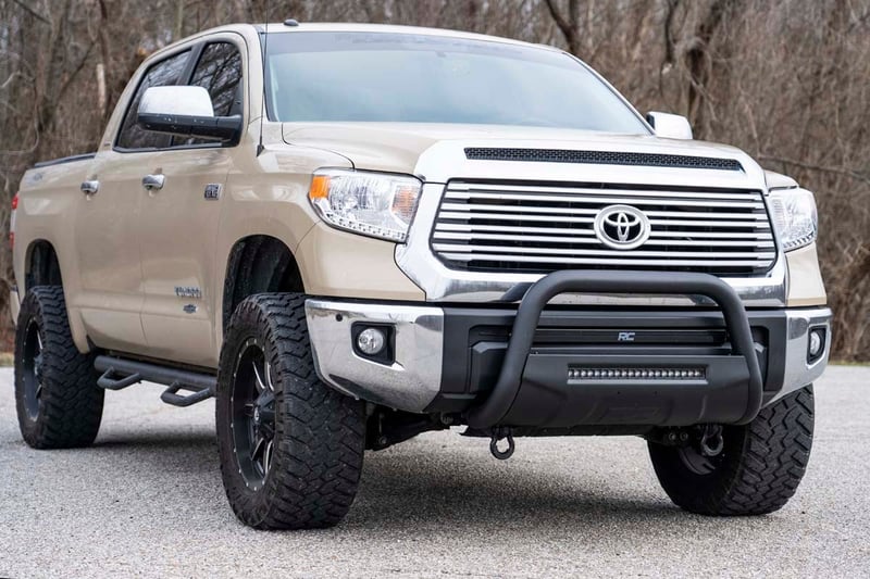 RC Tow Hook Brackets | Bull Bar Support | Toyota Tundra 2WD/4WD (2007-2021) (manufacturer page)
