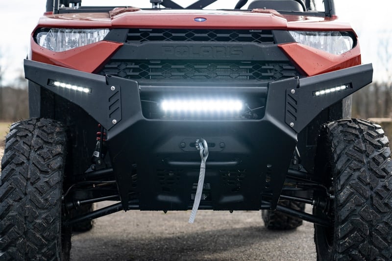 RC Bumper Wings | 6" Black Slimline LED Pair | Polaris Ranger 1000/Ranger XP 900/1000 (manufacturer page)