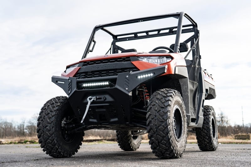 RC Bumper Wings | 6" Black Slimline LED Pair | Polaris Ranger 1000/Ranger XP 900/1000 (manufacturer page)