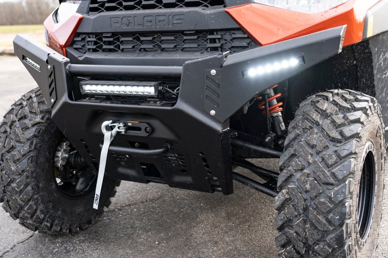 RC Bumper Wings | 6" Black Slimline LED Pair | Polaris Ranger 1000/Ranger XP 900/1000 (manufacturer page)
