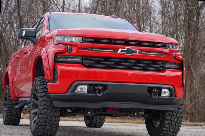 RC Tow Hook Brackets | D-Ring Combo | Chevy Silverado 1500 2WD/4WD (2019-2022) (manufacturer page)
