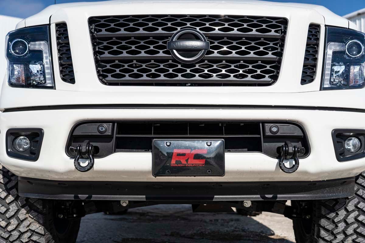 Tow Hook Brackets | D-Ring Combo | Nissan Titan 2WD/4WD (2017-2024) - Winches & Acc (Image 3 of 4)