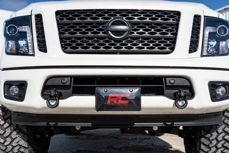 RC Tow Hook Brackets | D-Ring Combo | Nissan Titan 2WD/4WD (2017-2024) (manufacturer page)