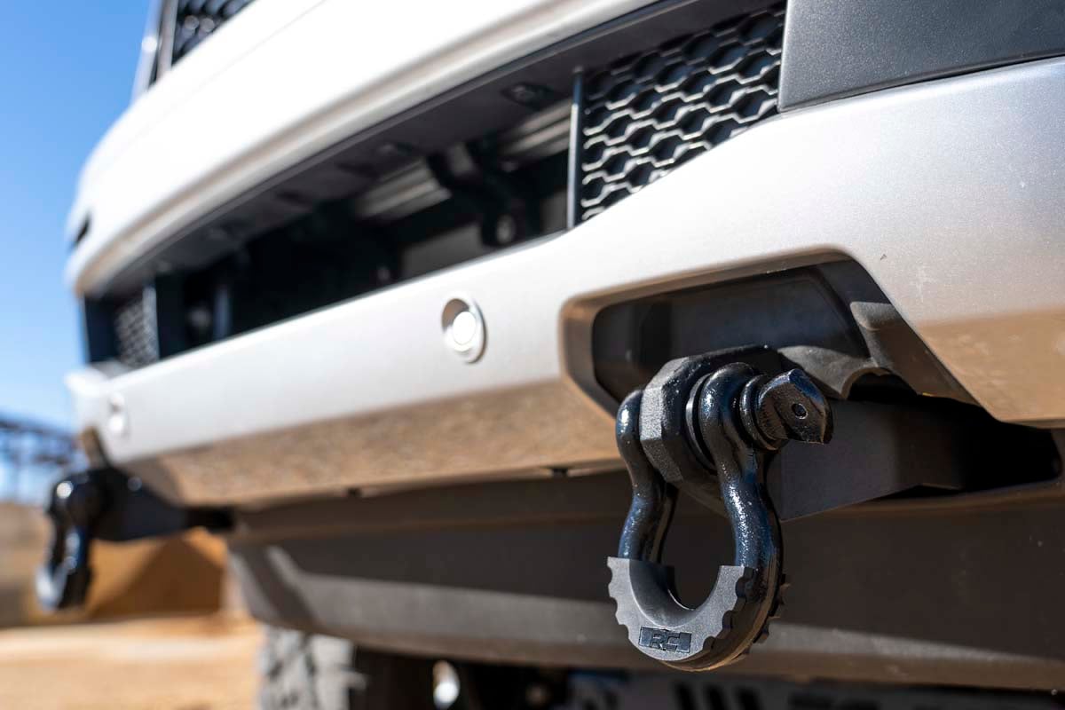 Tow Hook Brackets | D-Ring Combo | Ford Ranger 2WD/4WD (2019-2023) - Winches & Acc (Image 4 of 6)