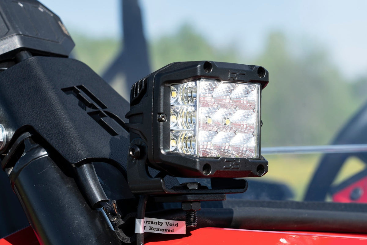 LED Light Kit | Cage Mount | 2" Black Pair | Honda Talon 1000 - Lighting & Acc (Image 4 of 6)