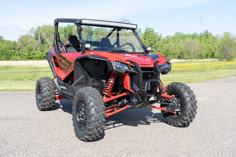 RC LED Light Kit | Front Mount | 40" Black Dual Row | Honda Talon 1000 (manufacturer page)
