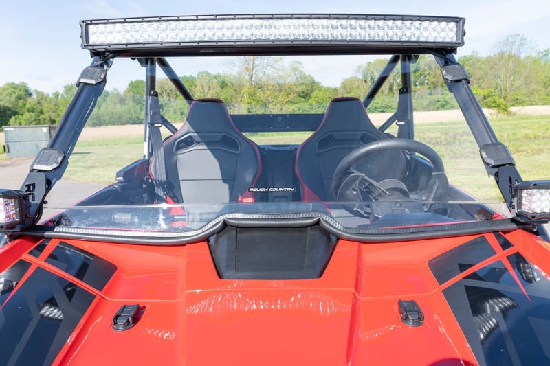 RC LED Light Kit | Front Mount | 40" Black Dual Row | Honda Talon 1000 (manufacturer page)