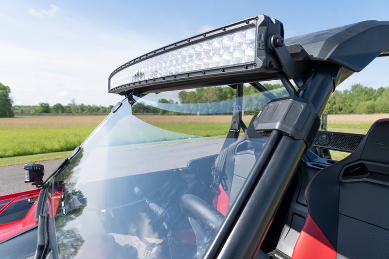 RC LED Light Kit | Front Mount | 40" Black Dual Row | Honda Talon 1000 (manufacturer page)