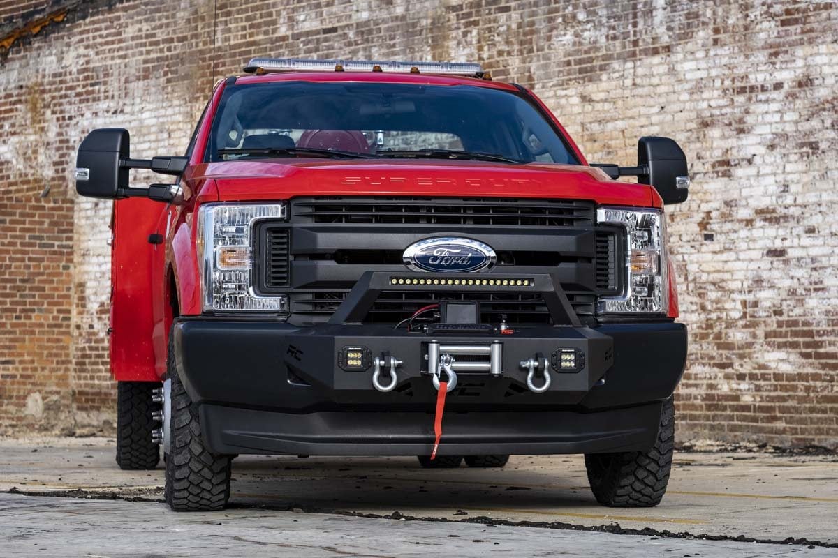 EXO Winch Mount Kit | Ford F-250/F-350 Super Duty 2WD/4WD (2017-2020) - Bumpers (Image 3 of 6)