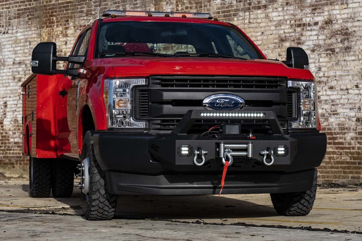 EXO Winch Mount Kit | Ford F-250/F-350 Super Duty 2WD/4WD (2017-2020) - Bumpers (Image 4 of 6)