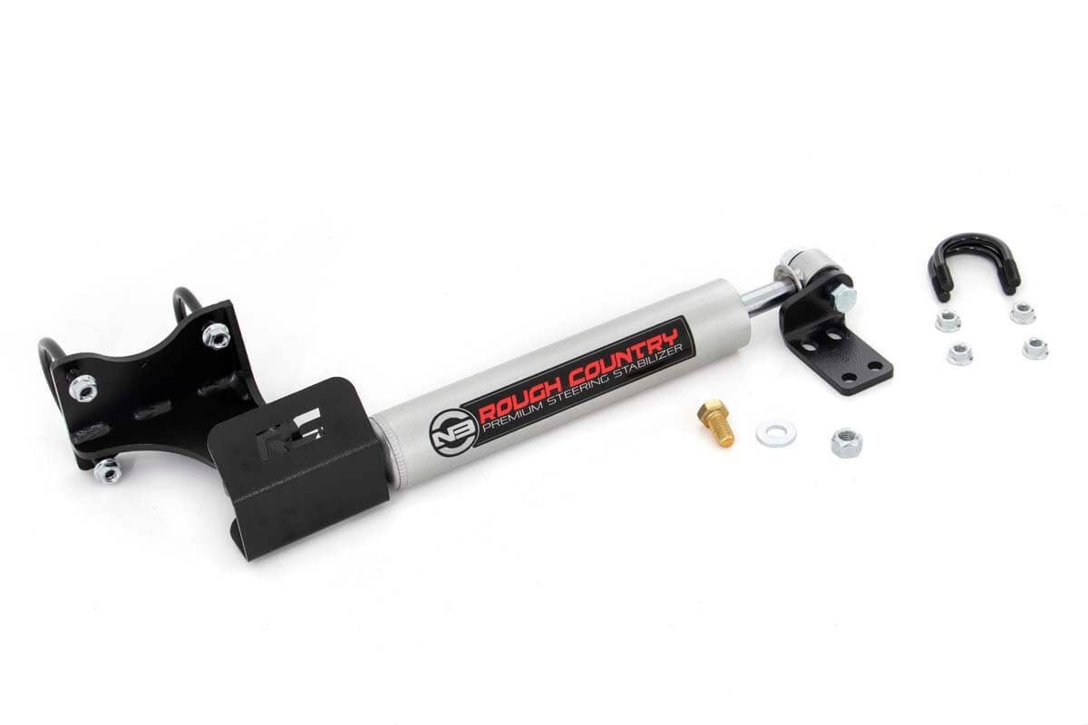 N3 Steering Stabilizer | Axle Bracket | 2-8 Inch Lift | Jeep Wrangler JK (07-18) - Shocks & Stabilizers (Image 1 of 3)