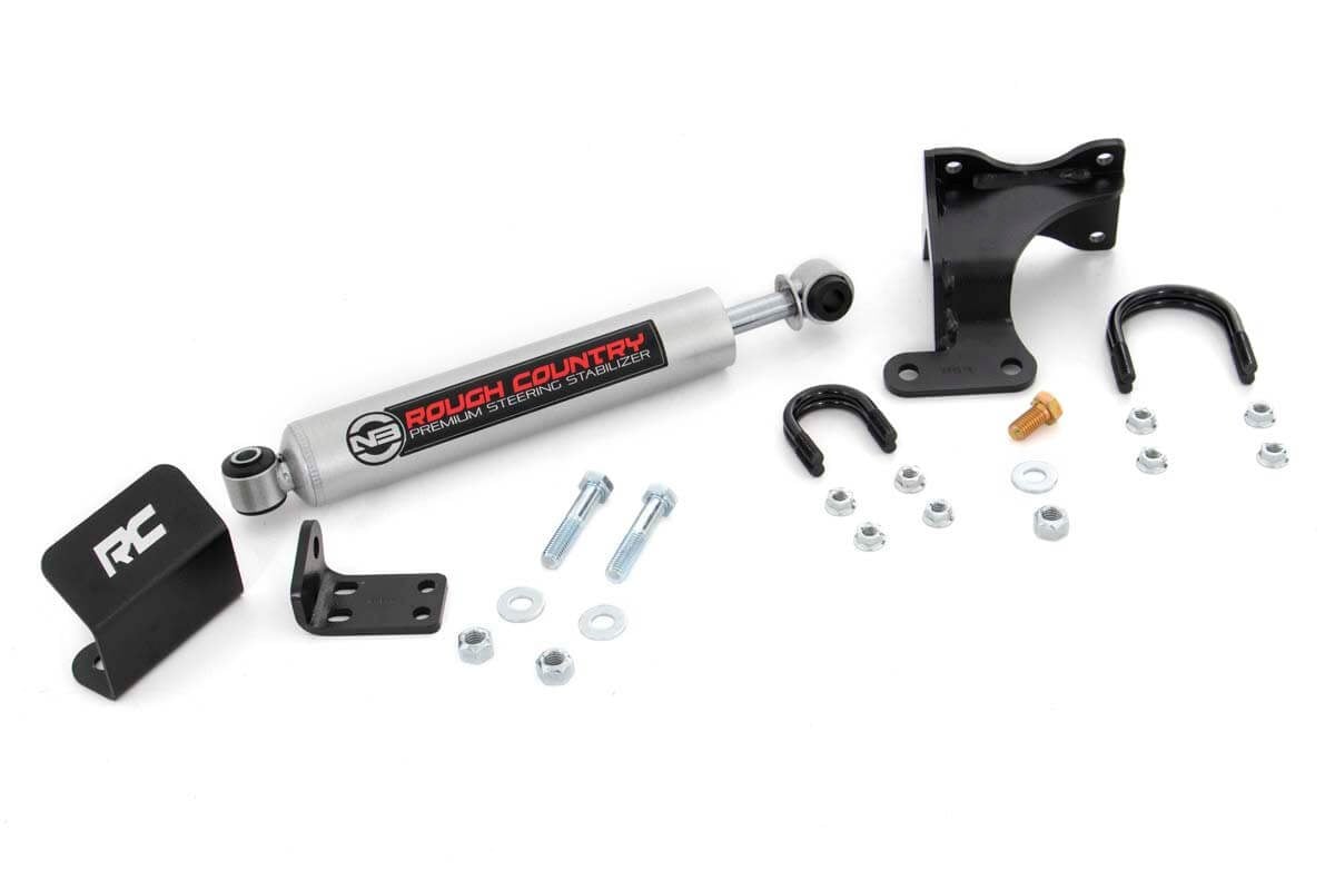 N3 Steering Stabilizer | Axle Bracket | 2-8 Inch Lift | Jeep Wrangler JK (07-18) - Shocks & Stabilizers (Image 2 of 3)