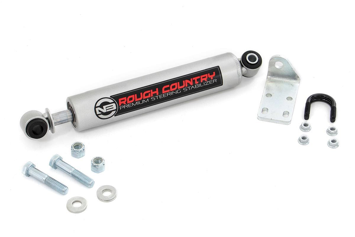 Rough Country 8732030 N3 Steering Stabilizer | 4-6 Inch Lift | Chevy/GMC 1500 (99-06 & Classic) - Image 1