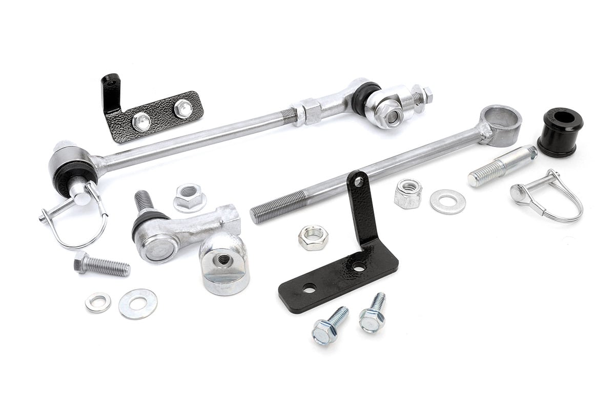 Quick Disco Sway Links | 3.5-6.5 Inch Lift | Jeep Cherokee XJ (84-01)/Comanche MJ (86-92) - Susp Accessories