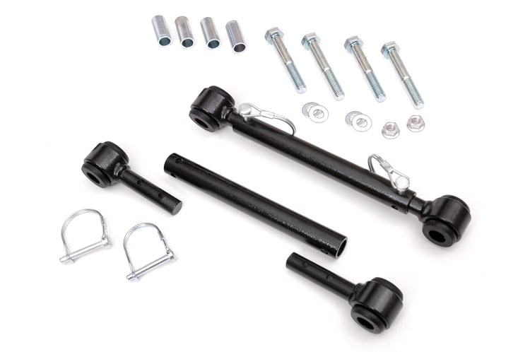 Rough Country 1188 Quick Disconnect Sway Links | Rear | 4-6 Inch Lift | Jeep Wrangler TJ (97-06) - Image 1