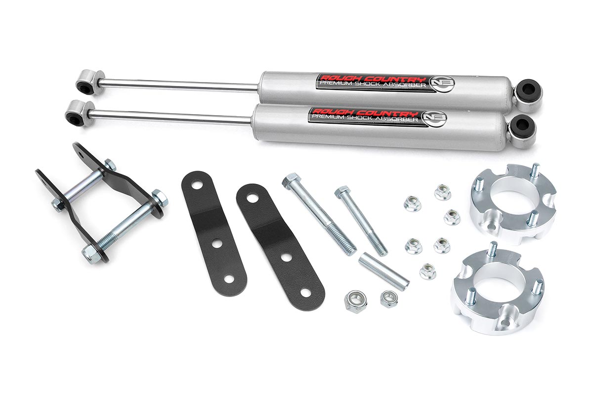 RC 2.5 Inch Lift Kit | M1 Struts | Toyota Tacoma 2WD/4WD (1997-2004) (manufacturer page)