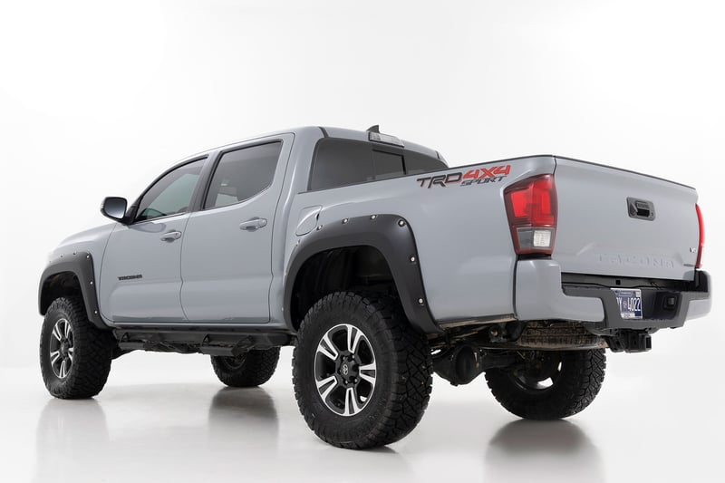 RC Pocket Fender Flares | 8T0 Blazing Blue | Toyota Tacoma 2WD/4WD (2016-2023) (manufacturer page)