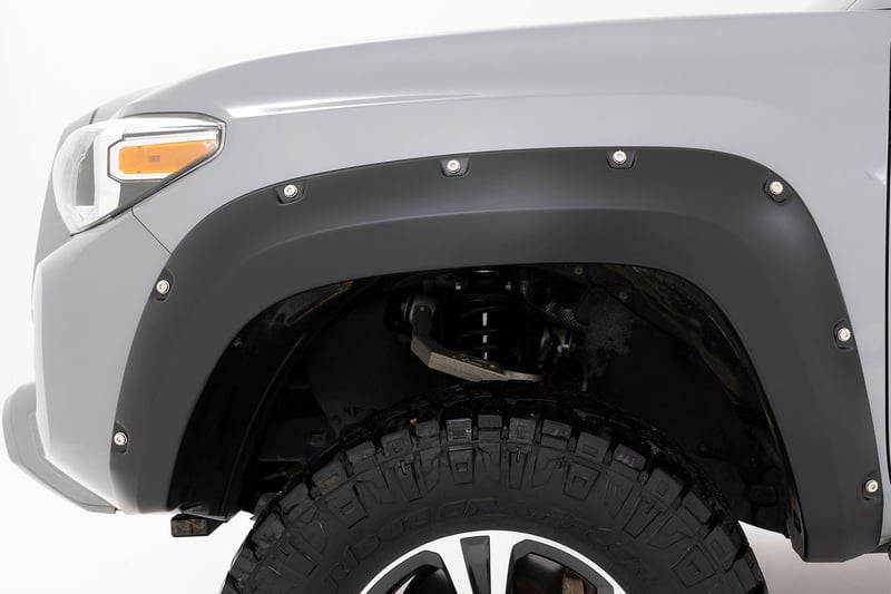 RC Pocket Fender Flares | 8T0 Blazing Blue | Toyota Tacoma 2WD/4WD (2016-2023) (manufacturer page)