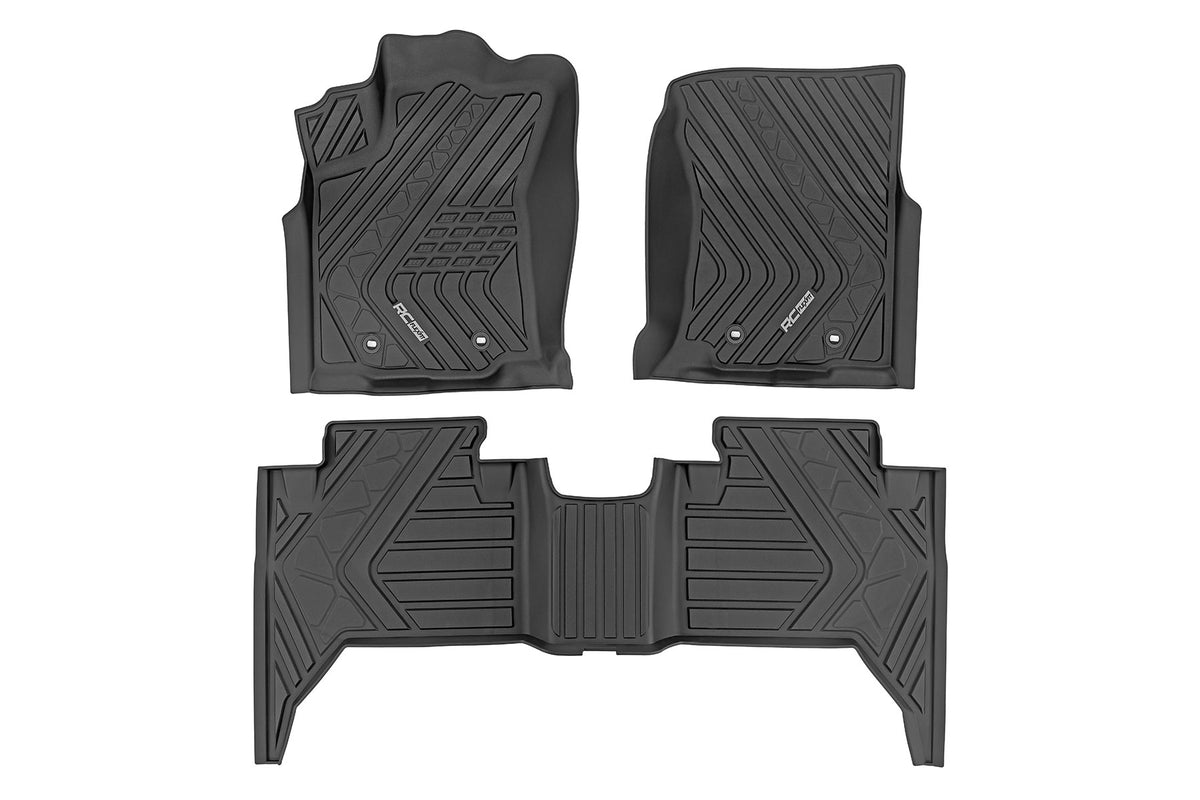 RC Flex-Fit Floor Mats | Front | Toyota Tacoma 2WD/4WD (2016-2023) (manufacturer page)