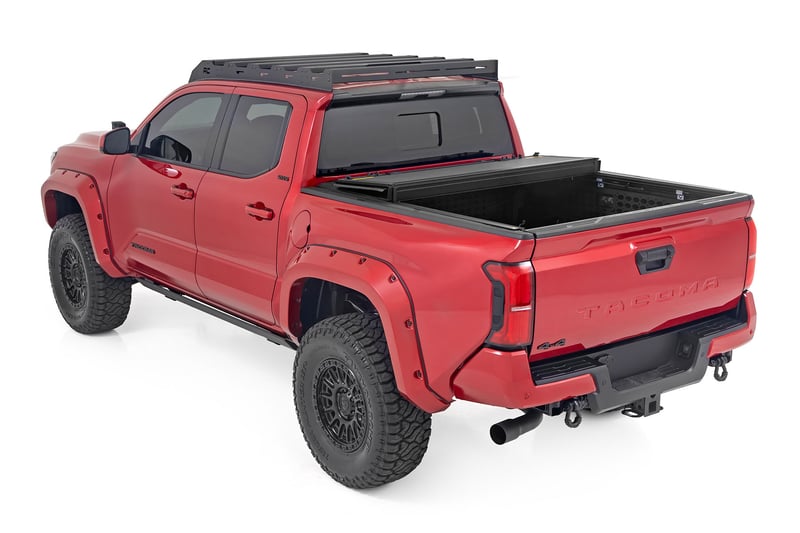 RC Hard Tri-Fold Flip Up Bed Cover | 5' Bed | Toyota Tacoma 2WD/4WD (2024-2026) (manufacturer page)