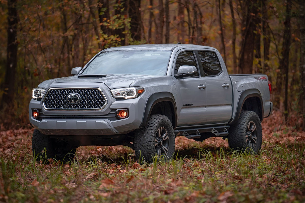 LED Fog Light Kit | 3.5 Inch Round Black Series | Amber DRL | Toyota Tacoma (16-23) - Lighting & Acc (Image 6 of 6)