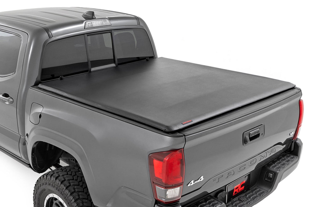 Soft Roll Up Bed Cover | 5' Bed | Toyota Tacoma 2WD/4WD (2016-2023) - Bed Covers (Image 1 of 6)