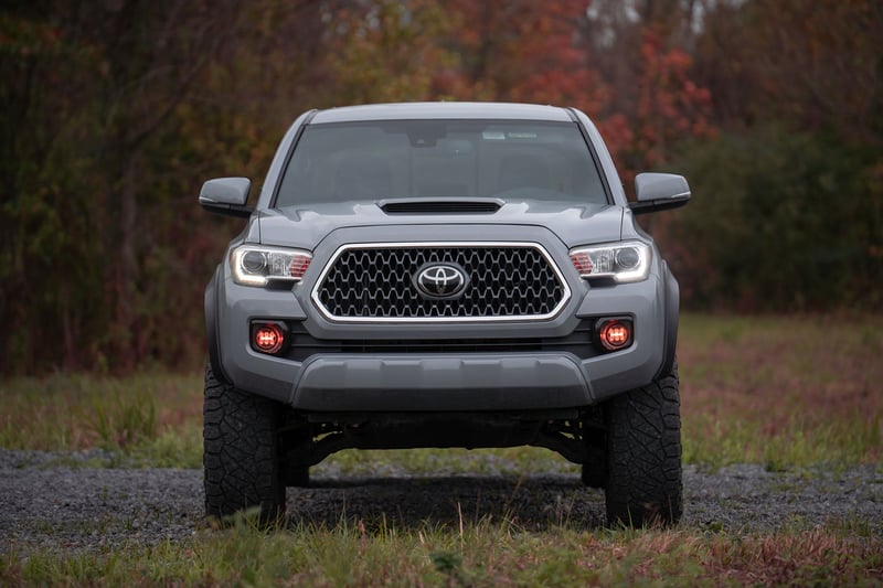RC Sport Fender Flares | 8T0 Blazing Blue | Toyota Tacoma 2WD/4WD (2016-2023) (manufacturer page)