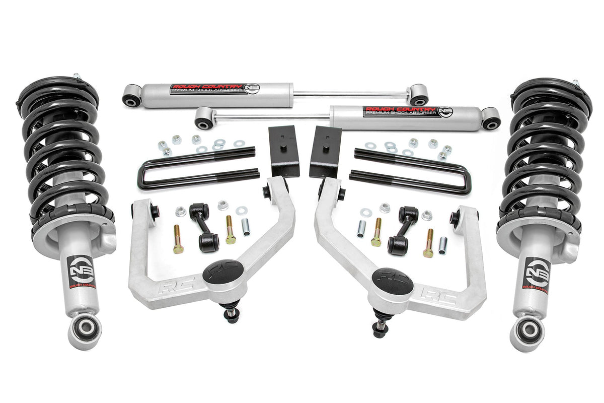 3 Inch Lift Kit | N3 Struts & Shocks | Nissan Titan 4WD (2017-2024) - Susp Lift Kits 4wd (Image 1 of 6)