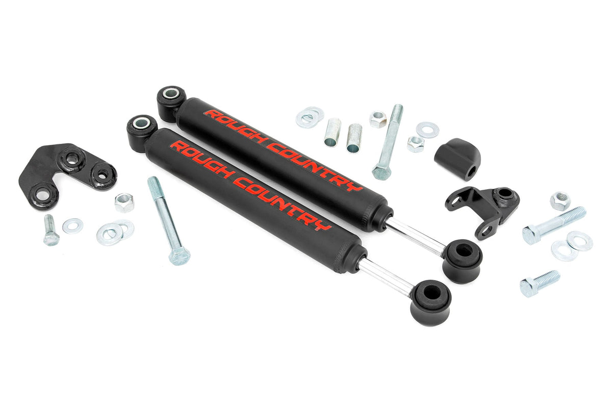 Dual Steering Stabilizer | 2.5-6.5 Inch Lift | Jeep Comanche MJ/Wrangler TJ/Wrangler Unlimited - Shocks & Stabilizers (Image 1 of 2)