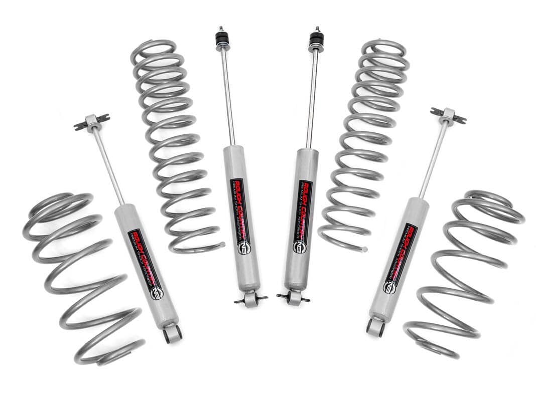 RC 2.5 Inch Lift Kit | 4 Cyl | M1 | Jeep Wrangler TJ (97-06)/Wrangler Unlimited (04-06) (manufacturer page)