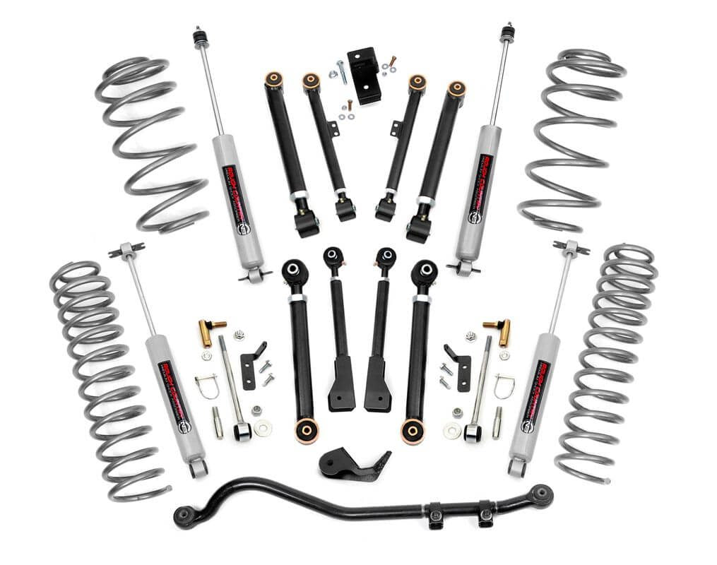 Rough Country 61220 2.5 Inch Lift Kit | X-Series | Jeep Wrangler TJ (97-06)/Wrangler Unlimited (04-06) - Image 1