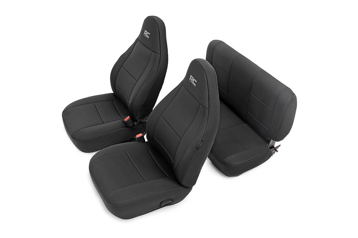 Seat Covers | Front and Rear | Jeep Wrangler TJ 4WD (1997-2002) - Interior & Mats (Image 1 of 5)