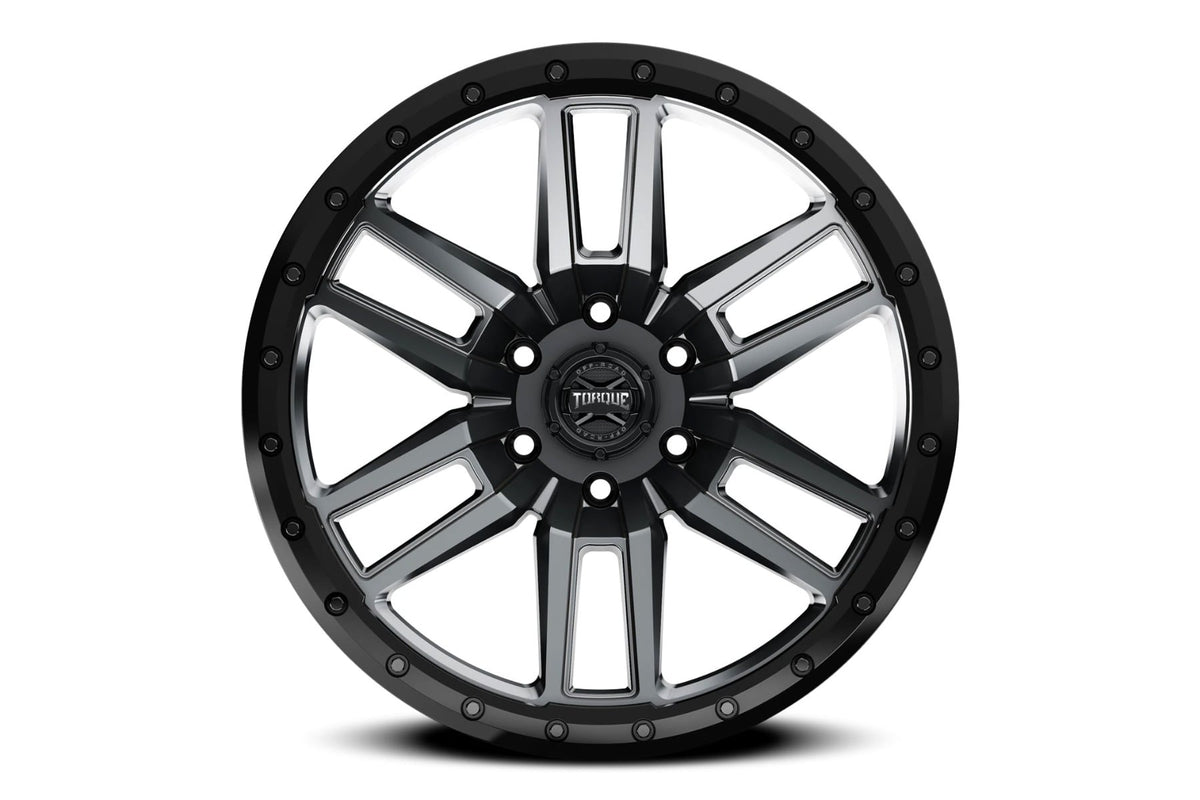 Torque Pritchett | Anthracite w/Black Lip | 20x9 | 6x5.5 | -12mm - Wheels (Image 3 of 3)