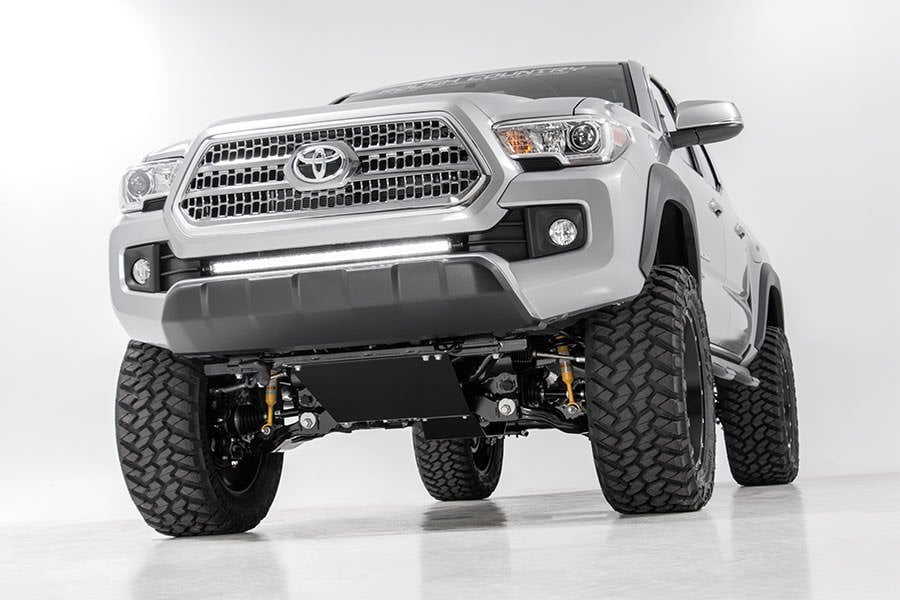 LED Light Kit | Lower Grille Mount | 30" Black Single Row | White DRL | Toyota Tacoma (16-23) - Lighting & Acc (Image 5 of 6)