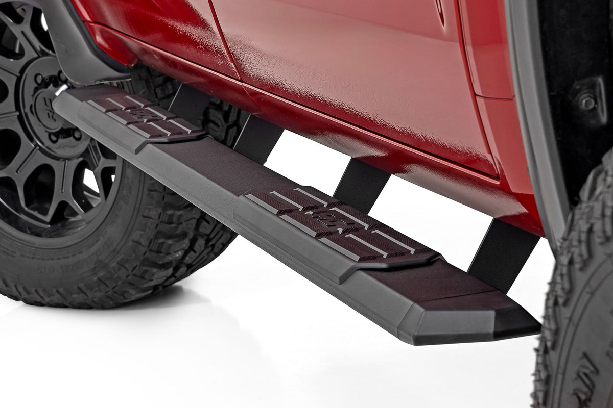 Rough Country 95000 TR2 Running Boards | CrewMax | Toyota Tundra 2WD/4WD (2022-2026) - Studio View 1