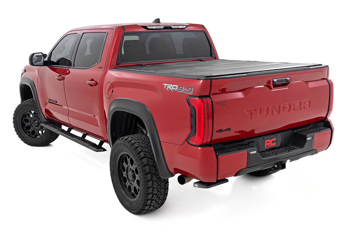 Rough Country 95000 TR2 Running Boards | CrewMax | Toyota Tundra 2WD/4WD (2022-2026) - Studio View 3