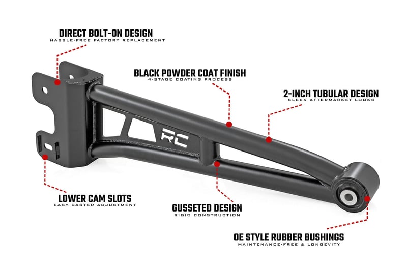 RC Radius Arm Upgrade | Ford F-250/F-350 Super Duty 4WD (2023-2026) (manufacturer page)
