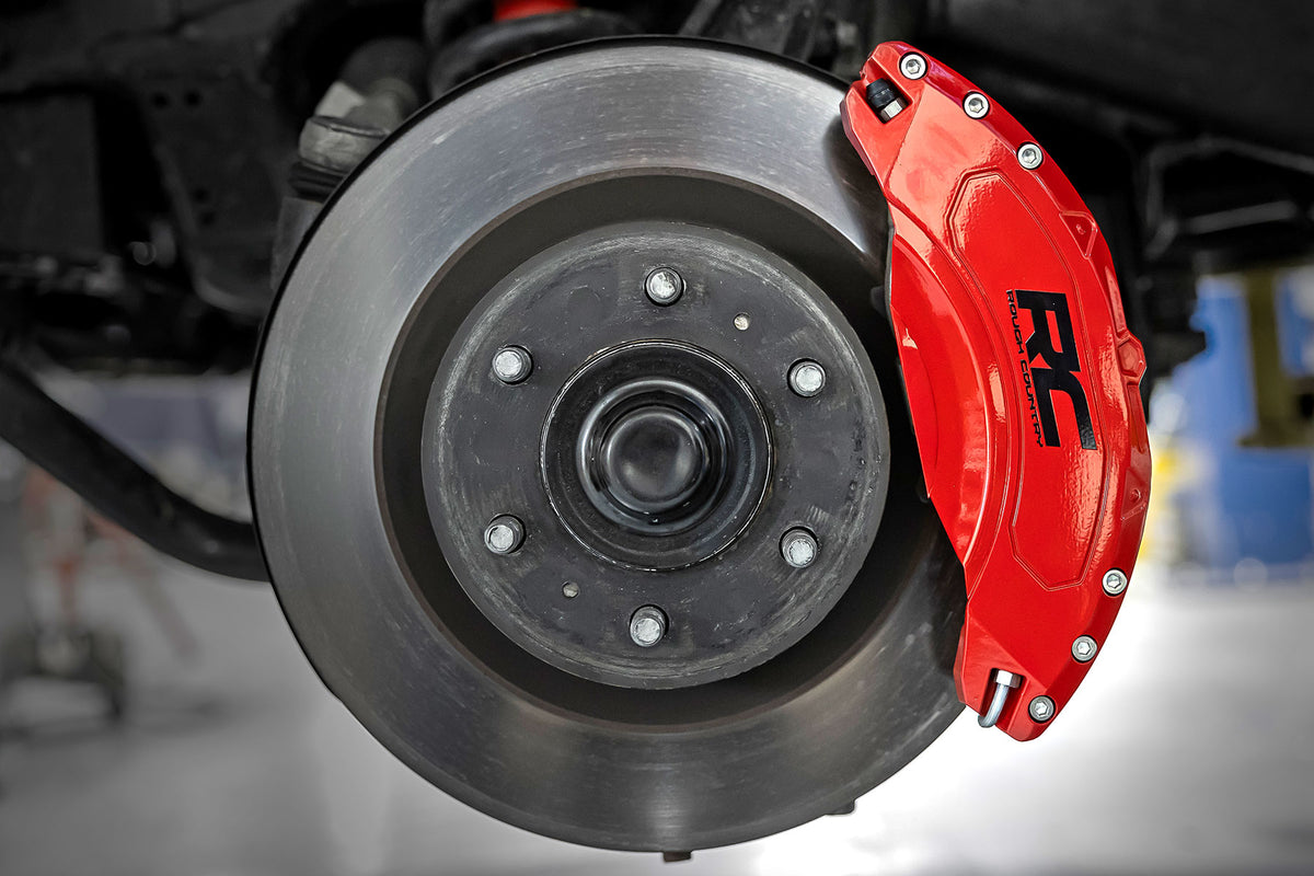 Caliper Covers | Front and Rear | Red | Toyota Tundra 2WD/4WD (2022-2026) - Misc 25% (Image 1 of 6)