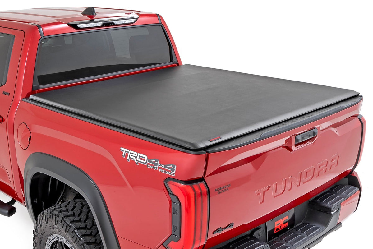 RC Soft Roll Up Bed Cover | 5'7" Bed | Toyota Tundra 2WD/4WD (2022-2026) (manufacturer page)