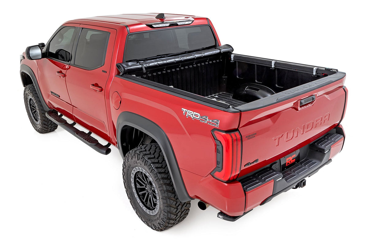 Soft Roll Up Bed Cover | 5'7" Bed | Toyota Tundra 2WD/4WD (2022-2026) - Bed Covers (Image 4 of 6)