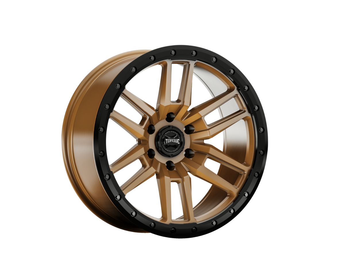 Torque Pritchett | Bronze w/Black Lip | 18x9 | 6x5.5 | -12mm - Wheels (Image 1 of 4)