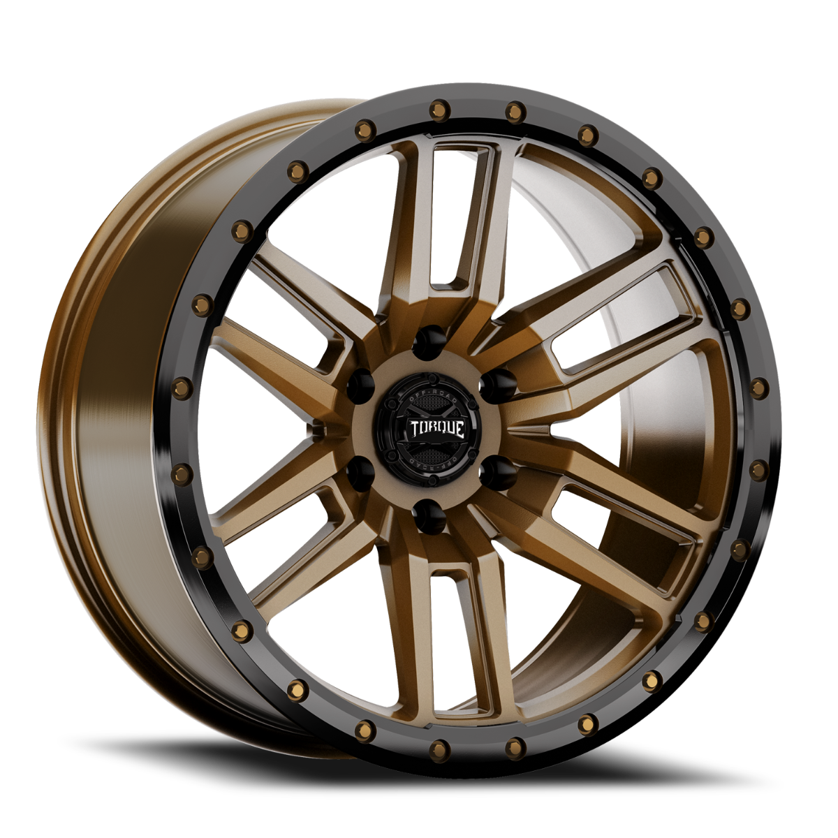 Torque Pritchett | Bronze w/Black Lip | 17x9 | 6x5.5 | 0mm - Wheels (Image 3 of 4)
