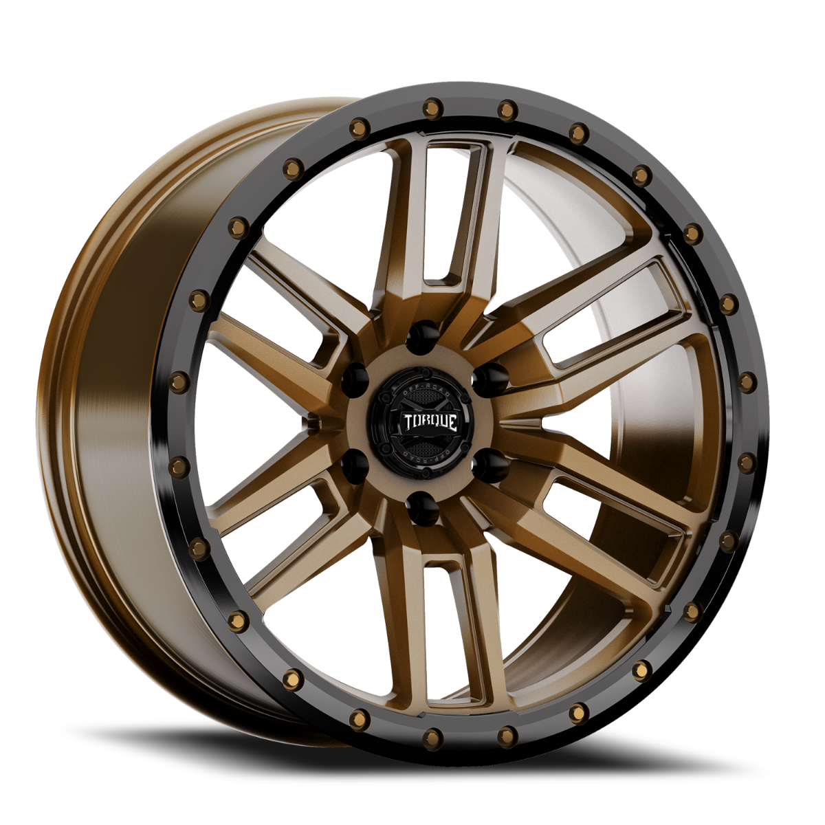 Torque Pritchett | Bronze w/Black Lip | 18x9 | 6x5.5 | -12mm - Wheels (Image 2 of 4)