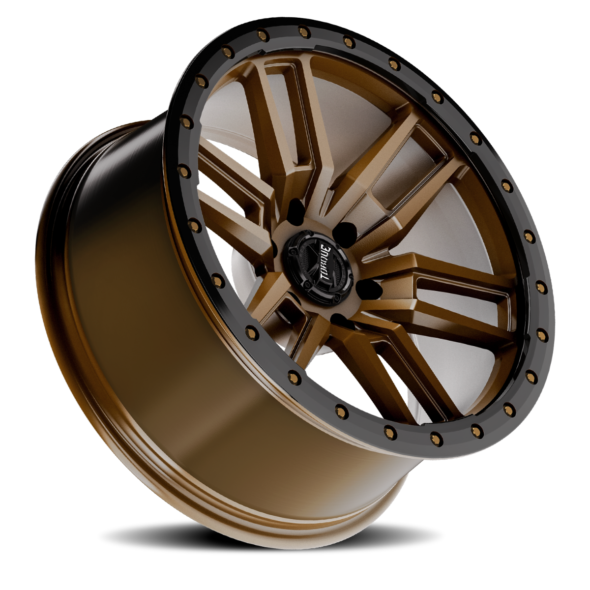 Torque Pritchett | Bronze w/Black Lip | 17x9 | 6x5.5 | 0mm - Wheels (Image 4 of 4)