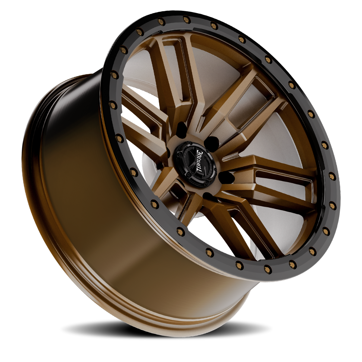 Torque Pritchett | Bronze w/Black Lip | 20x9 | 6x135 | -12mm - Wheels (Image 4 of 4)