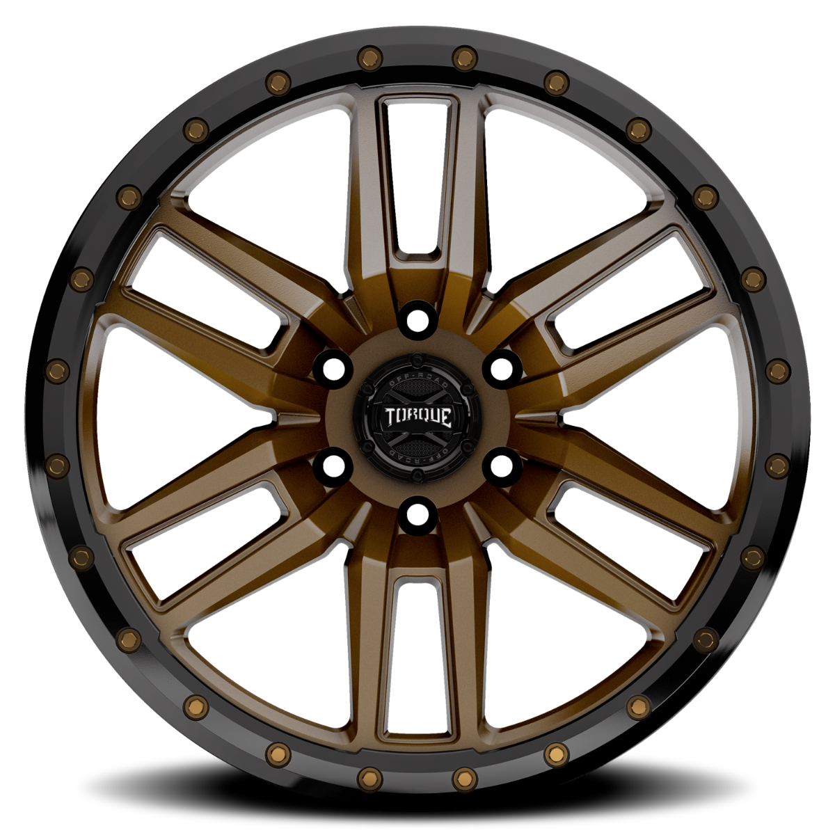 Torque Pritchett | Bronze w/Black Lip | 17x9 | 6x5.5 | 0mm - Wheels (Image 2 of 4)