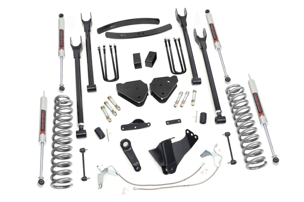 6 Inch Lift Kit | Gas | 4 Link | M1 | Ford F-250/F-350 Super Duty 4WD (08-10) - Susp Lift Kits 4wd (Image 1 of 2)