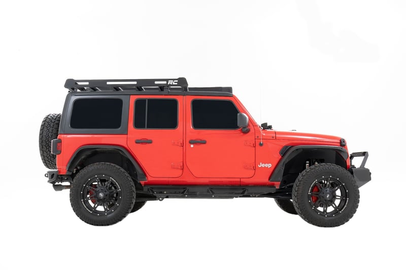 RC Caliper Covers | Front and Rear | Red | Sport | Jeep Gladiator JT/Wrangler JL (18-26) (manufacturer page)