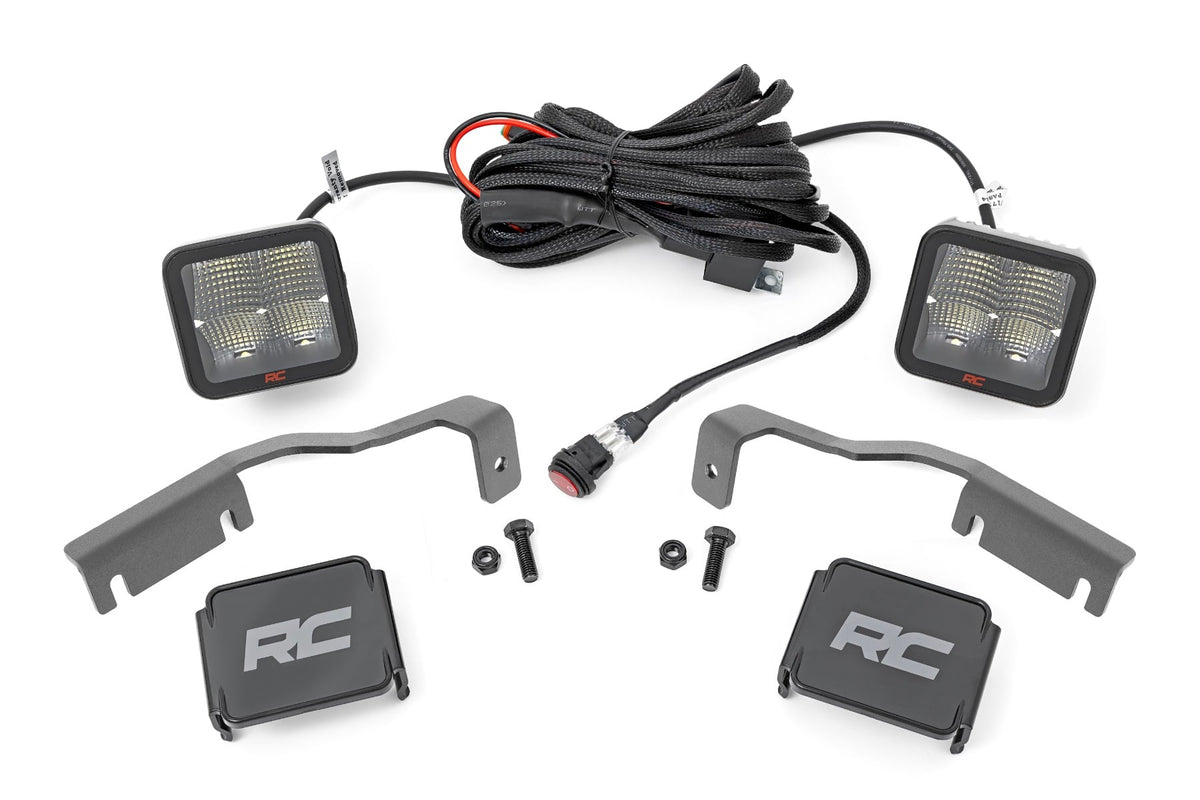 LED Light Kit | Ditch Mount | 2" Spectrum Pair | Spot | Nissan Frontier (22-26) - Lighting & Acc (Image 1 of 6)