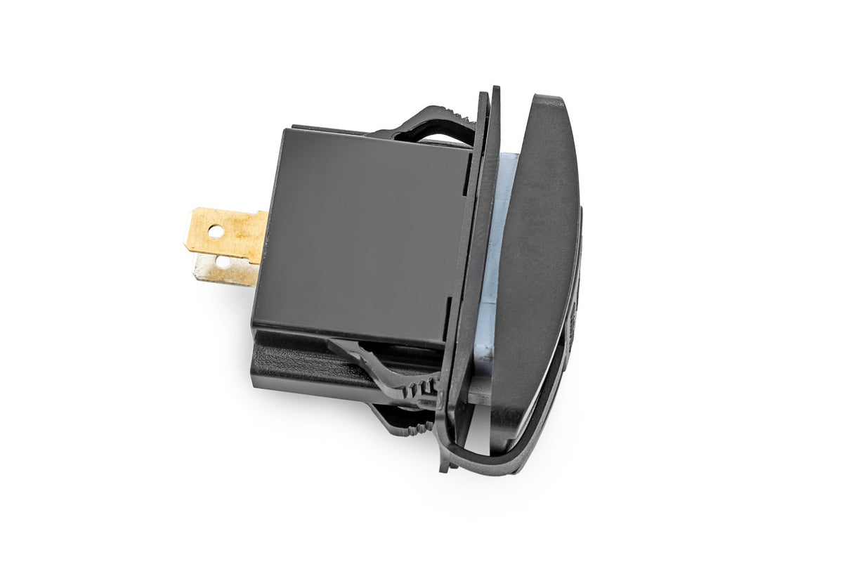 USB Switch Insert | 2x1 with Logo | Blue Back Light - Lighting & Acc (Image 3 of 5)